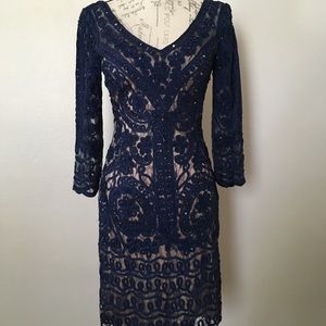 Blue dress, Sue Wong size 4